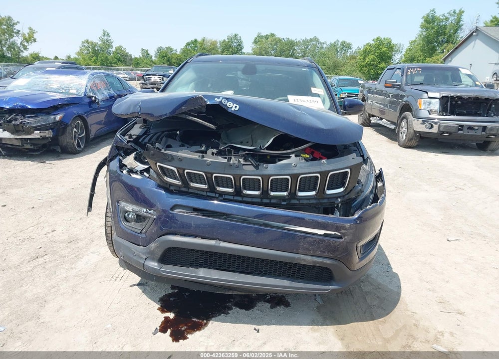 2019 JEEP COMPASS LATITUDE 4X4 VIN: 3C4NJDBB2KT650866