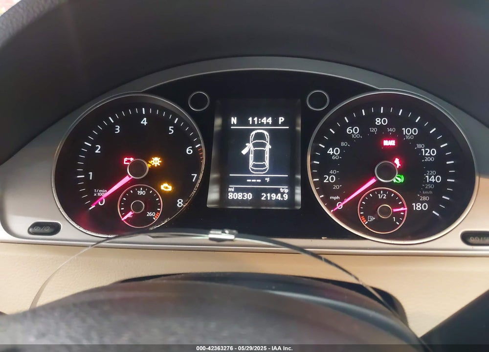 2014 VOLKSWAGEN CC VIN: WVWBP7AN3EE530545