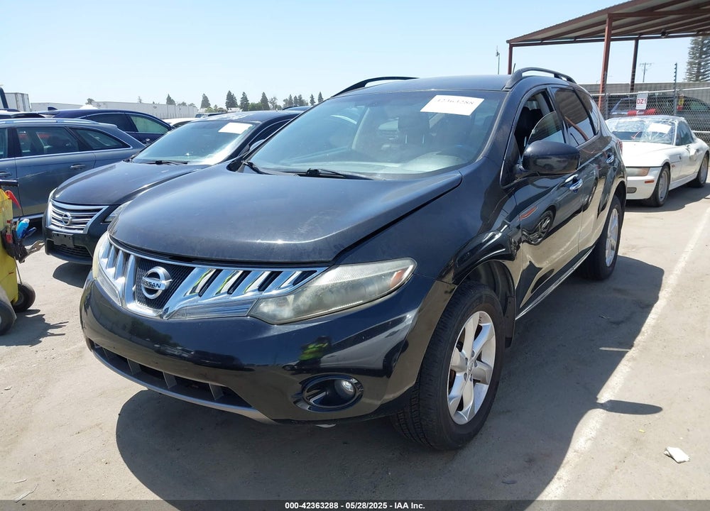 2009 NISSAN MURANO SL VIN: JN8AZ18U59W010495