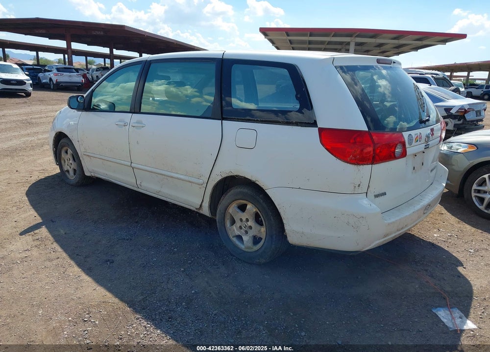 2008 TOYOTA SIENNA LE VIN: 5TDZK23C78S126450
