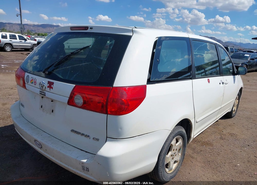 2008 TOYOTA SIENNA LE VIN: 5TDZK23C78S126450