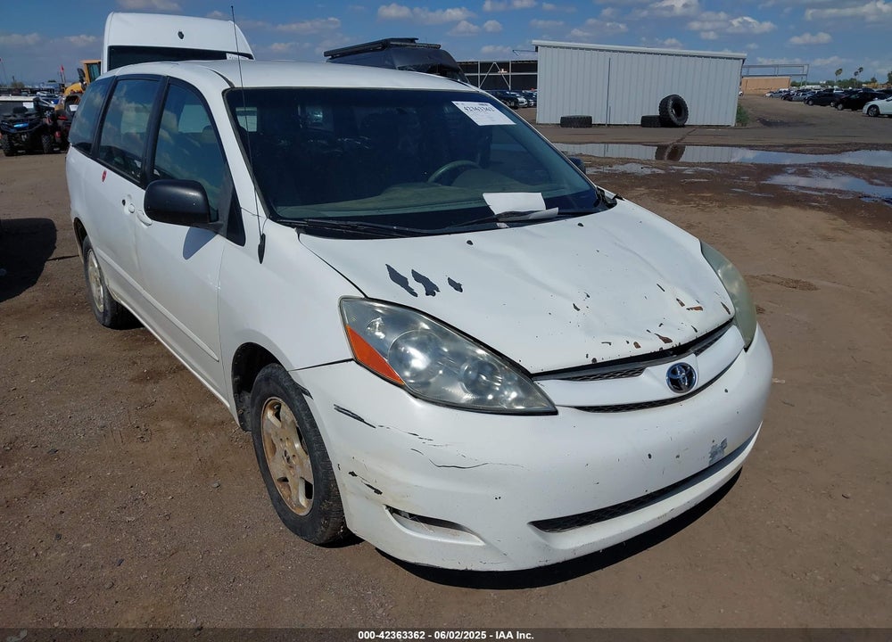 2008 TOYOTA SIENNA LE VIN: 5TDZK23C78S126450