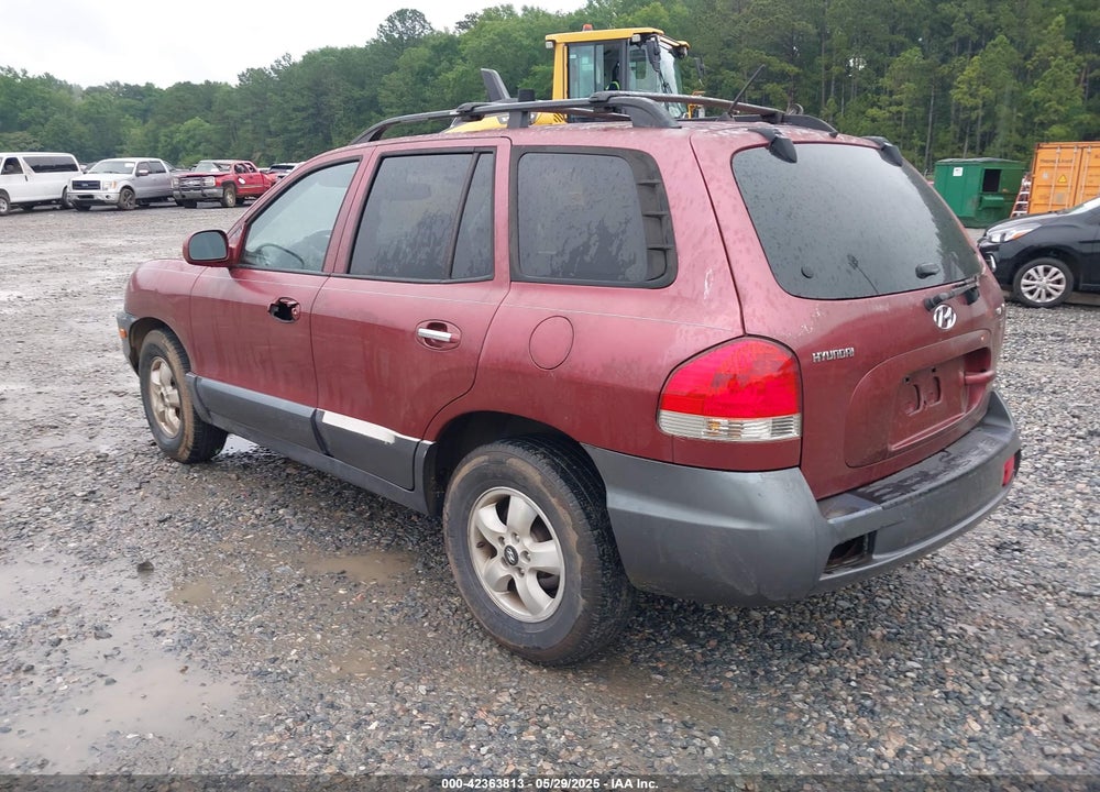 2005 HYUNDAI SANTA FE GLS/LX VIN: KM8SC13E35U995639