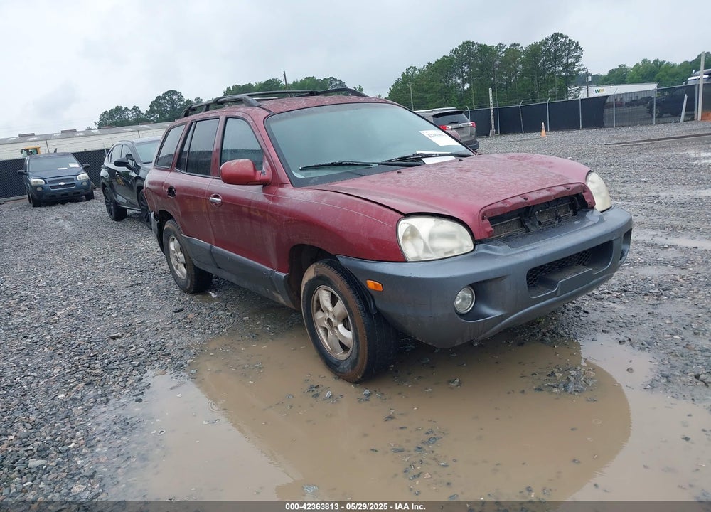 2005 HYUNDAI SANTA FE GLS/LX VIN: KM8SC13E35U995639