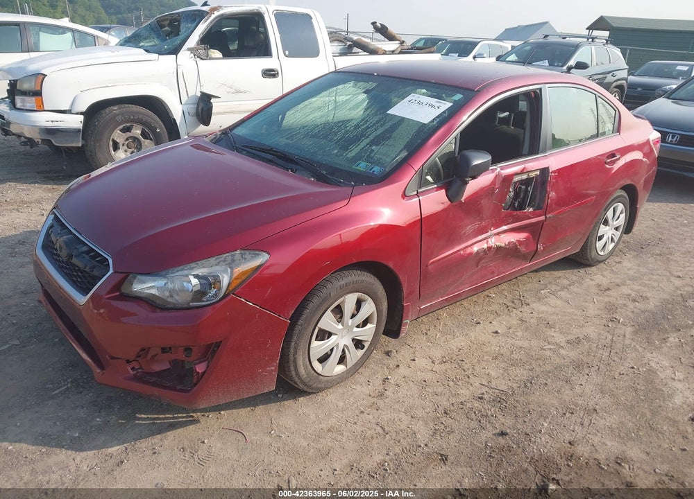 2015 SUBARU IMPREZA VIN: JF1GJAA60FH012315