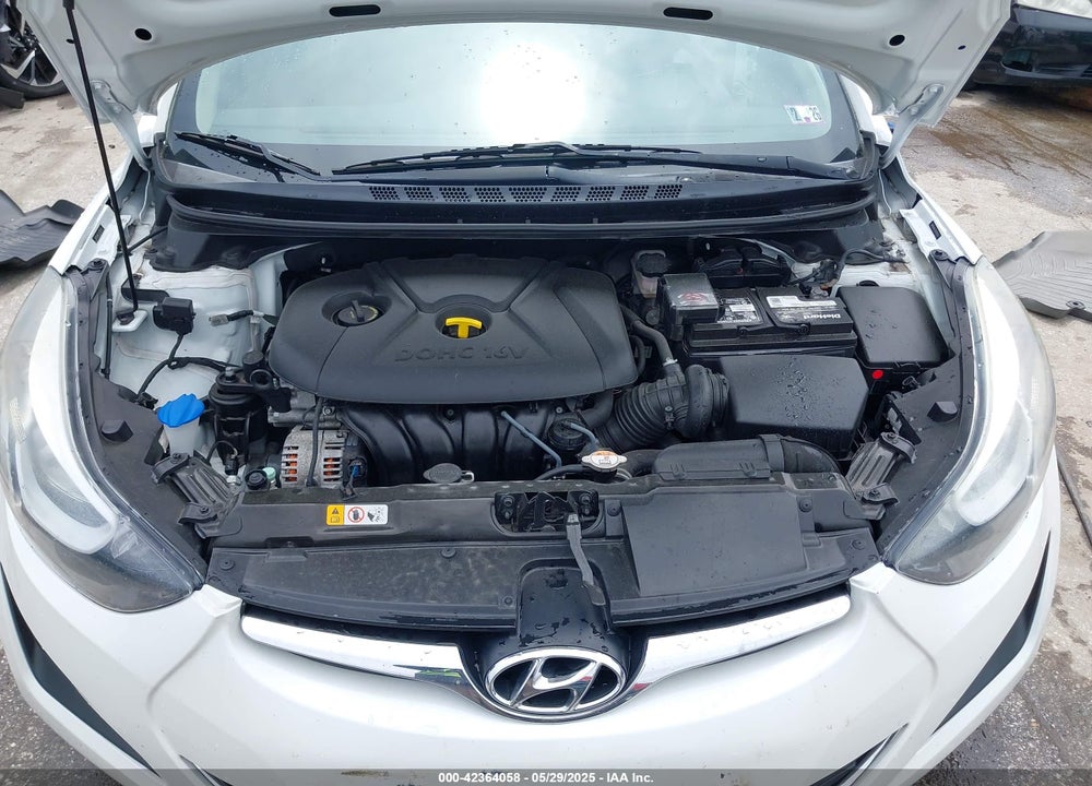 2016 HYUNDAI ELANTRA VIN: 5NPDH4AE7GH799350
