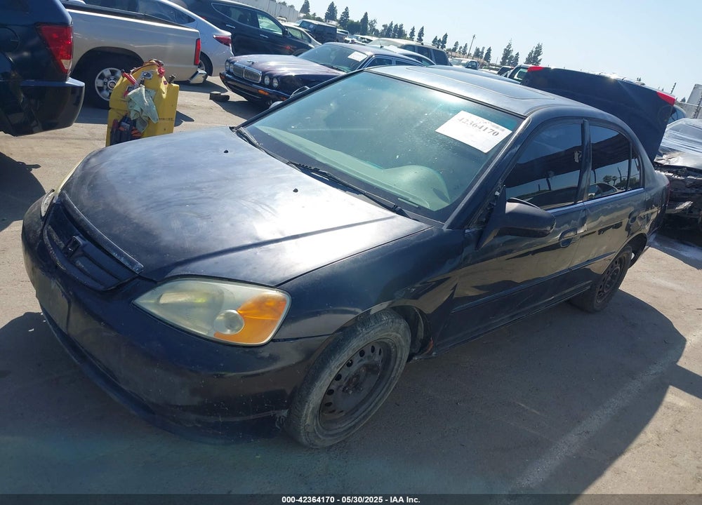 2002 HONDA CIVIC EX VIN: 2HGES26752H545319