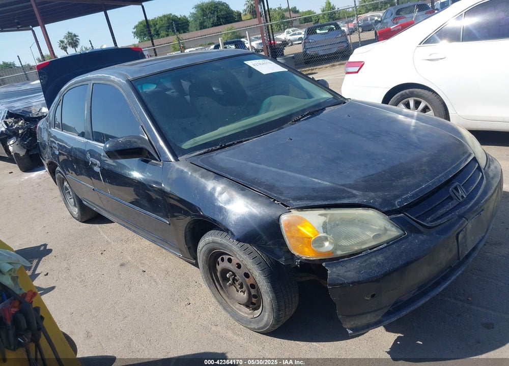 2002 HONDA CIVIC EX VIN: 2HGES26752H545319