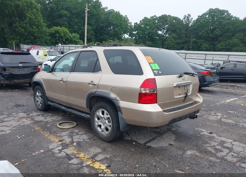 2001 ACURA MDX VIN: 2HNYD18841H526016
