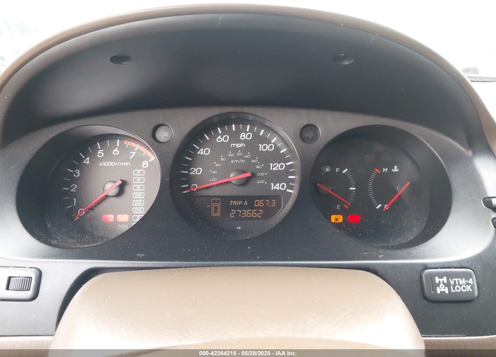 2001 ACURA MDX VIN: 2HNYD18841H526016