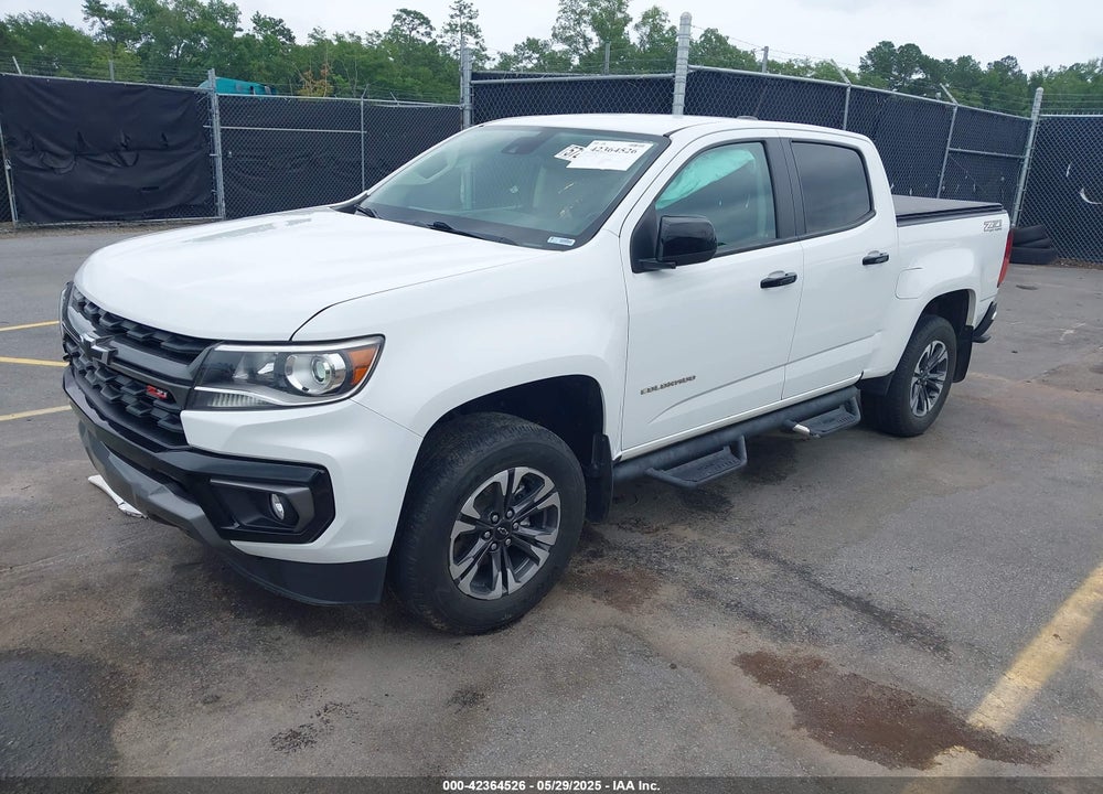 2021 CHEVROLET COLORADO VIN: 1GCGTDEN2M1137748