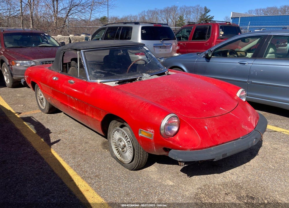 1981 ALFA ROMEO VELOCE 2000 SPIDER VIN: ZARBA5410B1012836