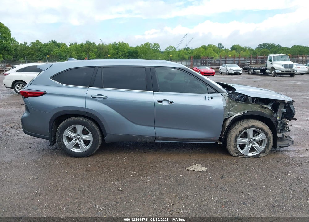 2021 TOYOTA HIGHLANDER L/LE VIN: 5TDZZRAH8MS032512