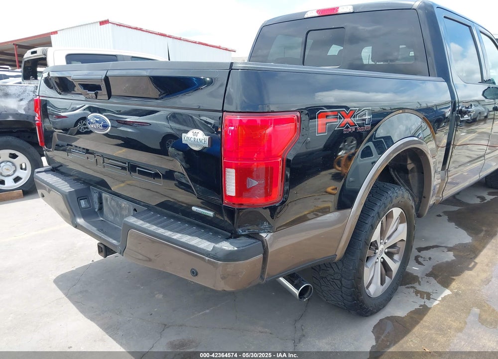 2018 FORD F-150 KING RANCH VIN: 1FTEW1EG8JFA43905