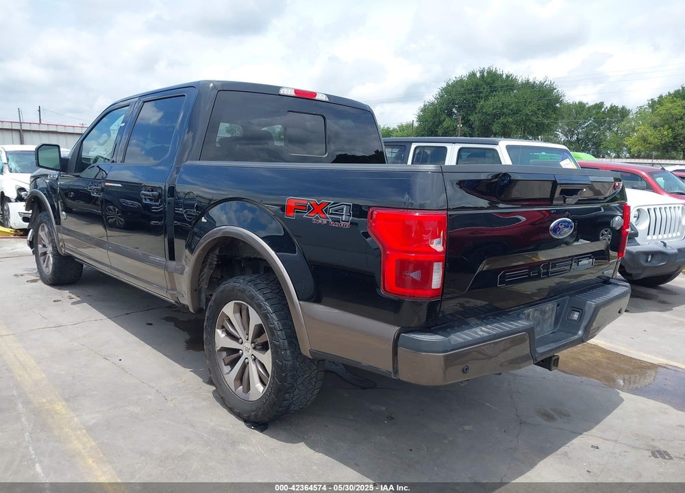 2018 FORD F-150 KING RANCH VIN: 1FTEW1EG8JFA43905