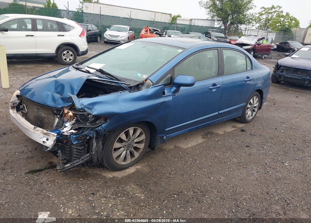 2009 HONDA CIVIC EX VIN: 1HGFA16899L009383