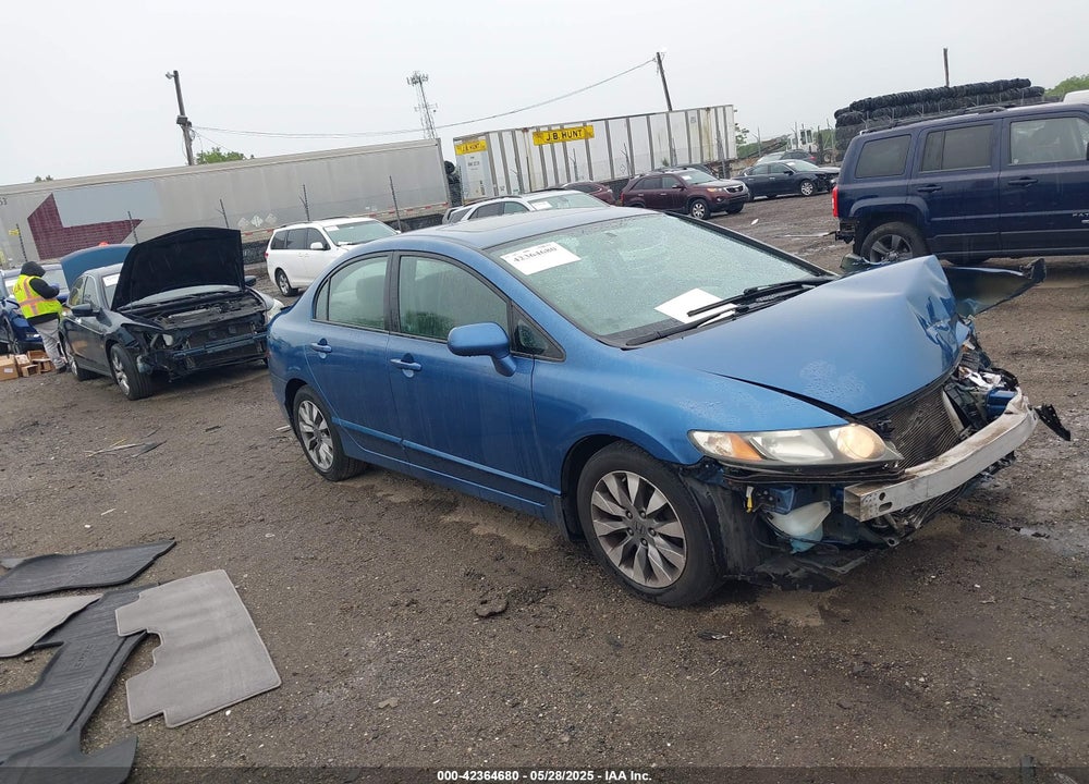 2009 HONDA CIVIC EX VIN: 1HGFA16899L009383