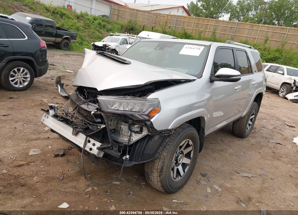 2021 TOYOTA 4RUNNER VIN: JTENU5JR7M5941650