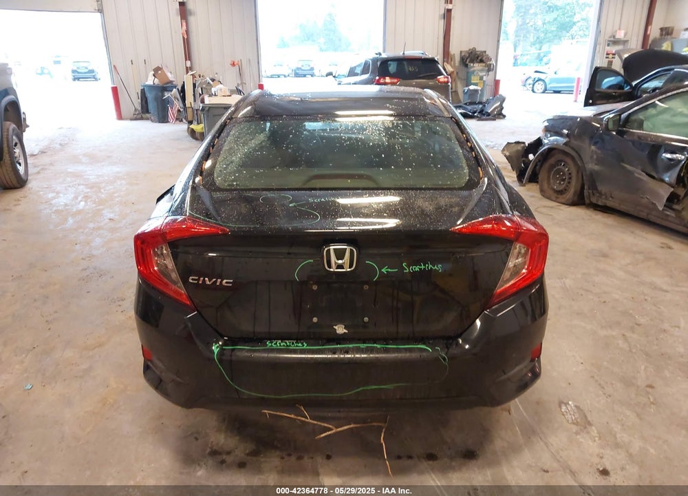 2016 HONDA CIVIC VIN: 2HGFC2F81GH500833