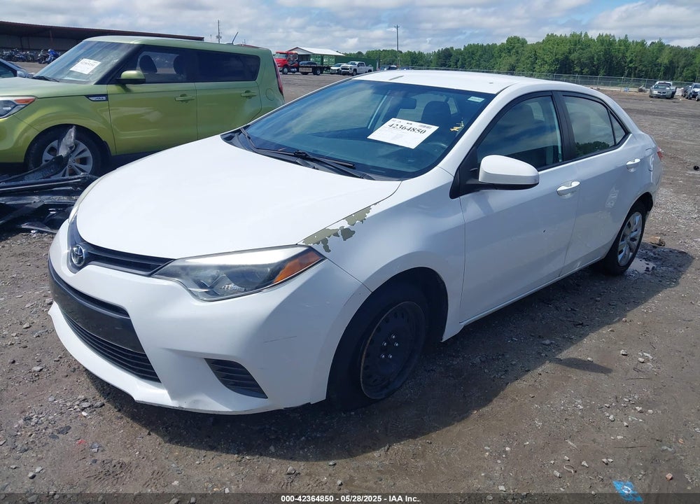 2016 TOYOTA COROLLA LE VIN: 5YFBURHE3GP511655