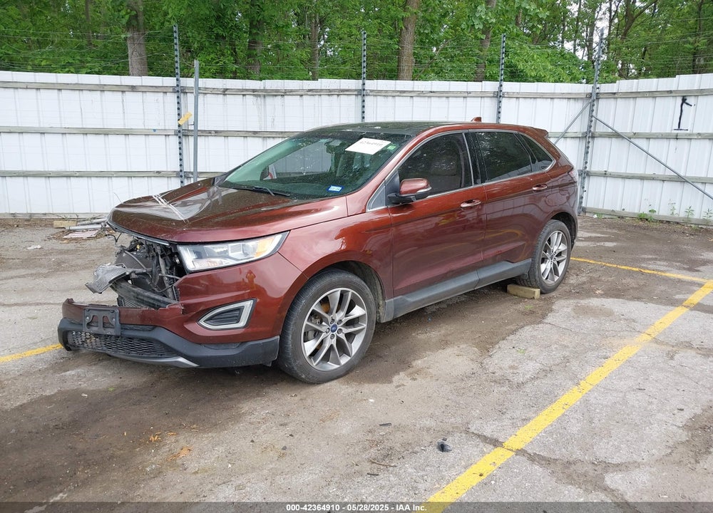 2015 FORD EDGE VIN: 2FMTK3K9XFBB47532