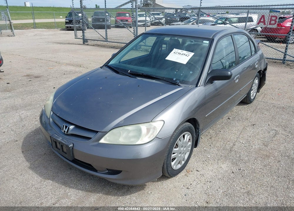 2005 HONDA CIVIC LX VIN: 2HGES16565H633938