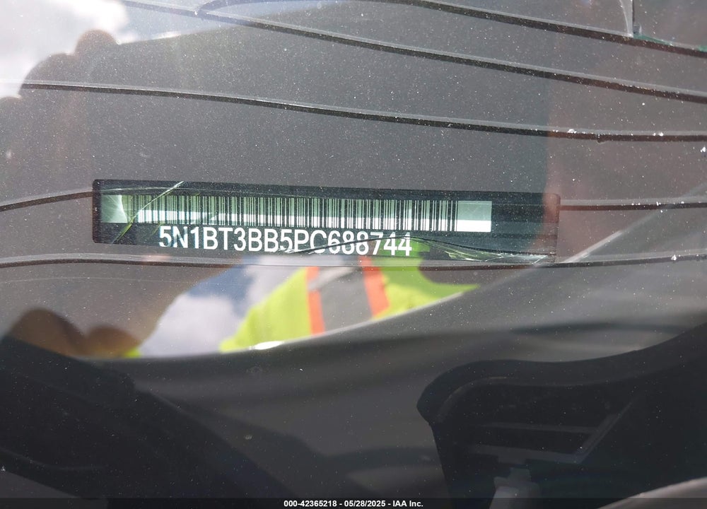 2023 NISSAN ROGUE SV INTELLIGENT AWD VIN: 5N1BT3BB5PC688744
