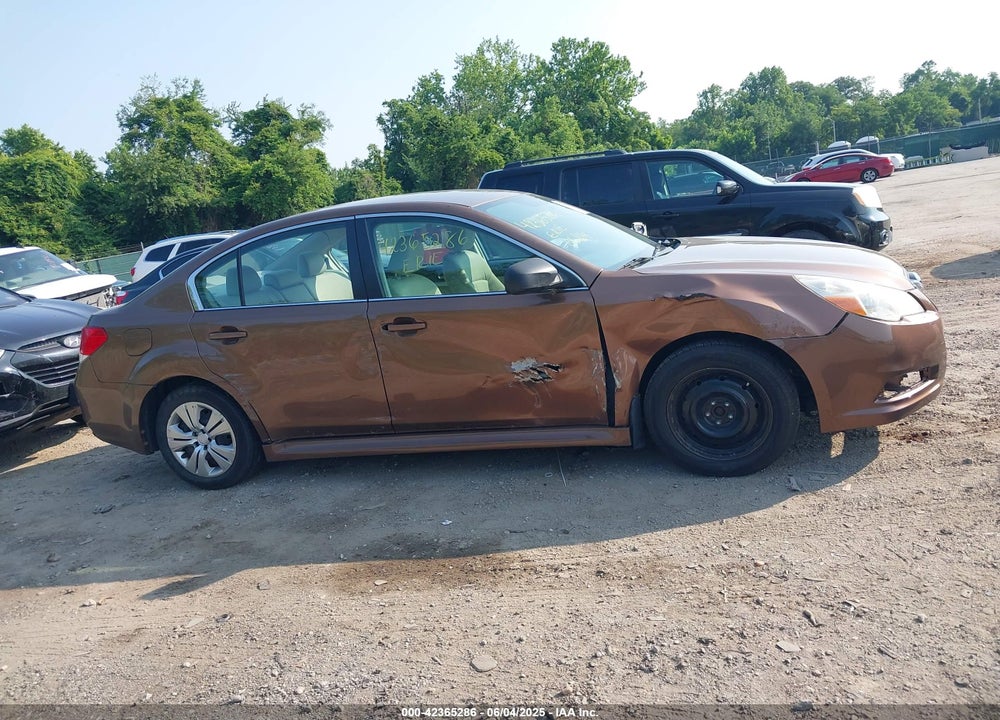 2011 SUBARU LEGACY VIN: 4S3BMBA60B3224298