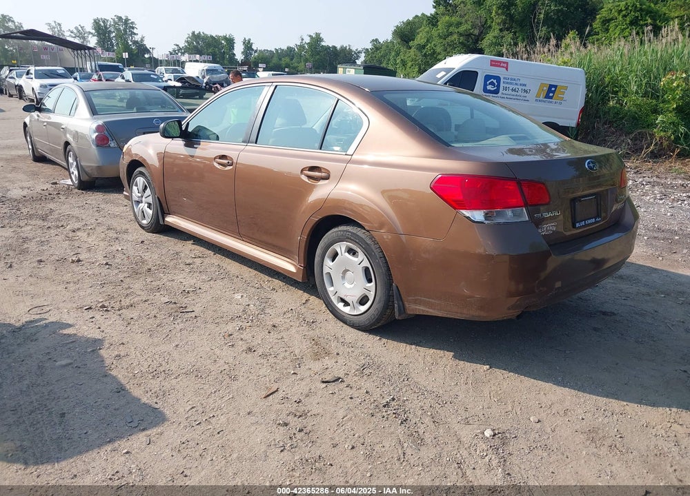 2011 SUBARU LEGACY VIN: 4S3BMBA60B3224298