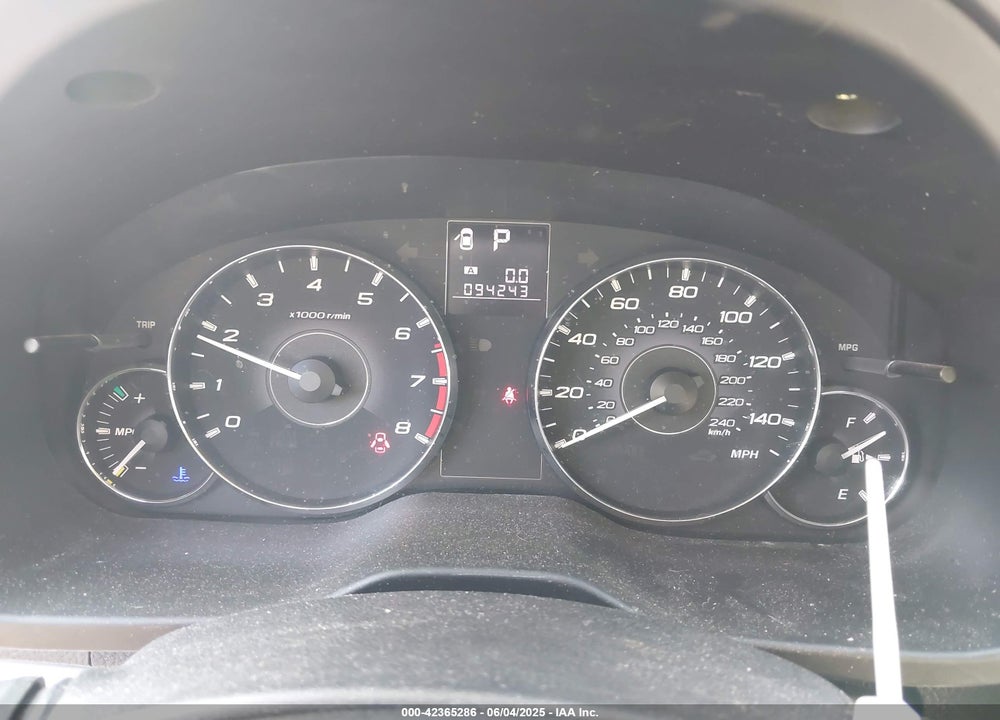 2011 SUBARU LEGACY VIN: 4S3BMBA60B3224298