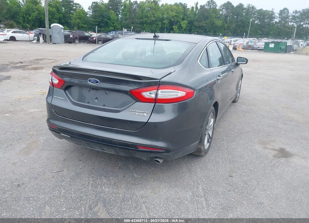 2015 FORD FUSION HYBRID VIN: 3FA6P0RU0FR117779
