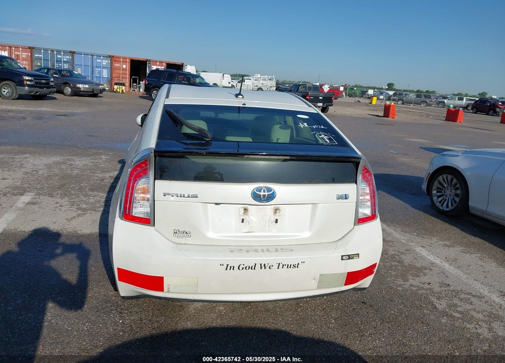 2012 TOYOTA PRIUS THREE VIN: JTDKN3DU1C1503107