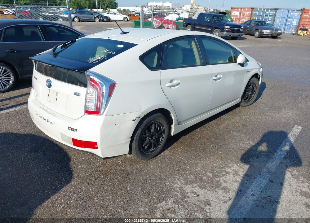 2012 TOYOTA PRIUS THREE VIN: JTDKN3DU1C1503107