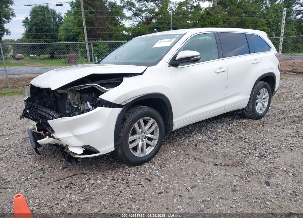 2015 TOYOTA HIGHLANDER LE V6 VIN: 5TDZKRFH0FS063060
