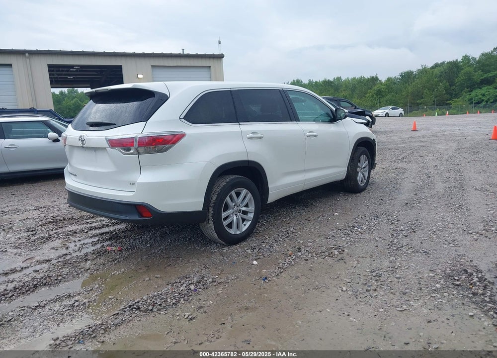 2015 TOYOTA HIGHLANDER LE V6 VIN: 5TDZKRFH0FS063060