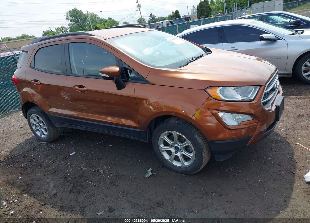 2018 FORD ECOSPORT SE VIN: MAJ6P1UL9JC213759