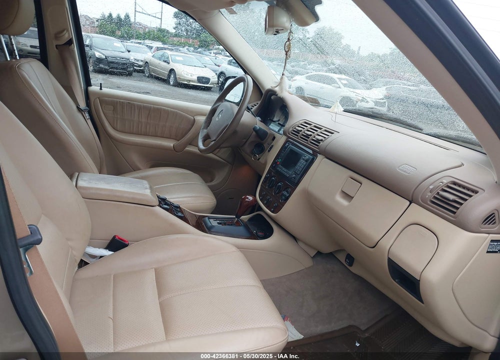 2001 MERCEDES-BENZ ML 430 VIN: 4JGAB72E51A268565