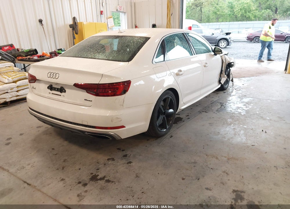 2019 AUDI A4 45 PREMIUM VIN: WAUDNAF48KN006036