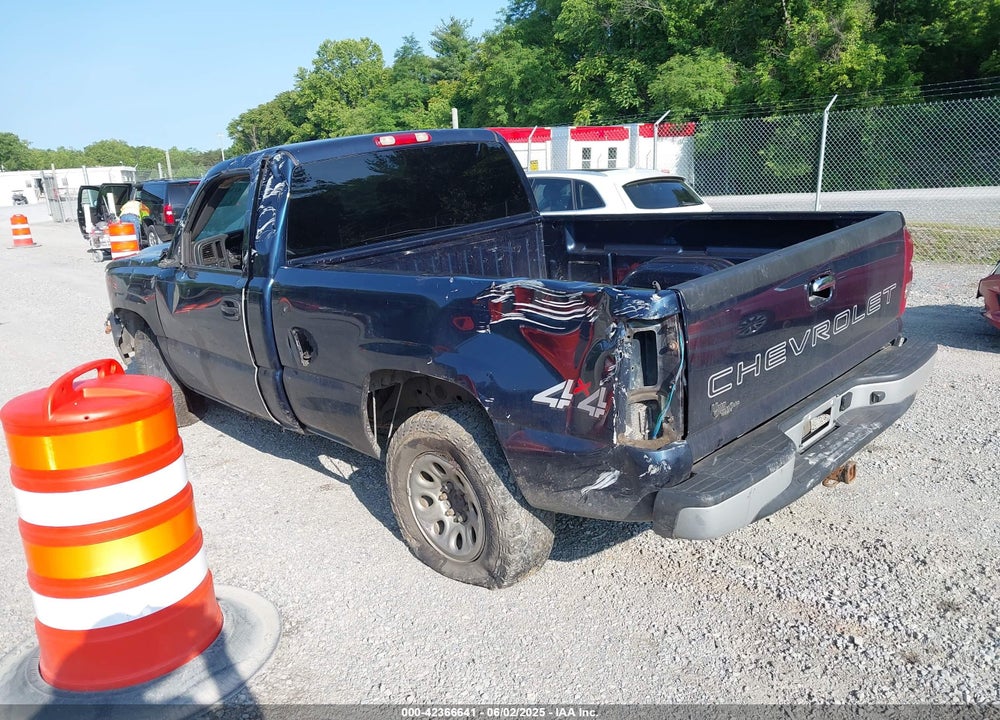 2007 CHEVROLET SILVERADO 1500 CLASSIC VIN: 3GCEK14X07G209595