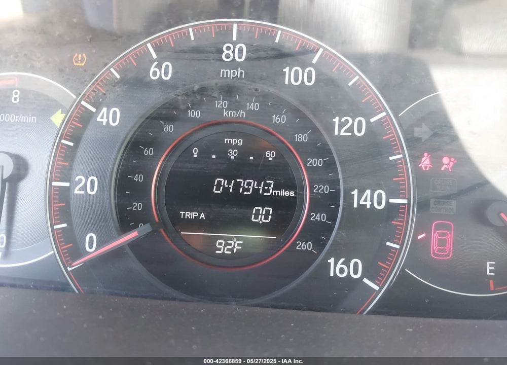 2016 HONDA ACCORD SPORT VIN: 1HGCR2E57GA125358