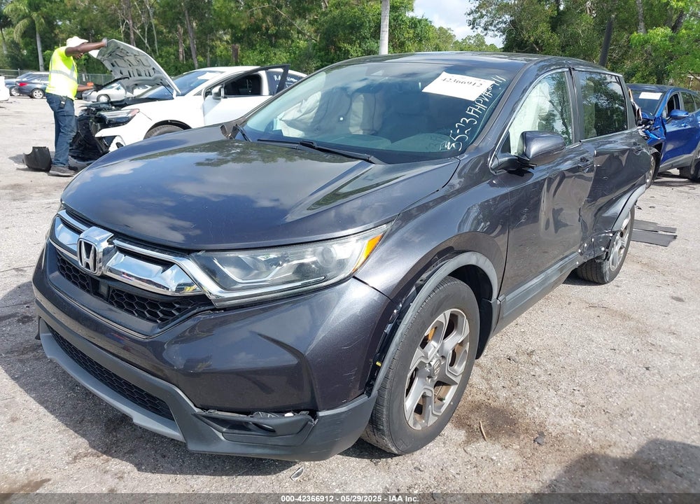 2017 HONDA CR-V EX-L/EX-L NAVI VIN: 7FARW1H89HE022411