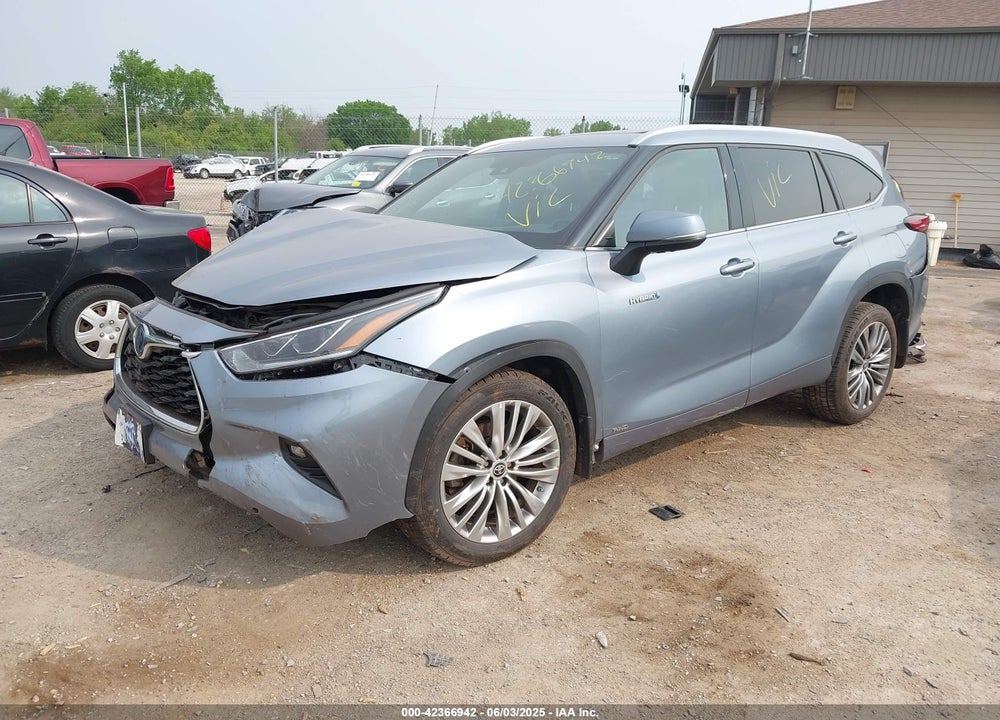 2021 TOYOTA HIGHLANDER HYBRID PLATINUM VIN: 5TDEBRCH5MS066519