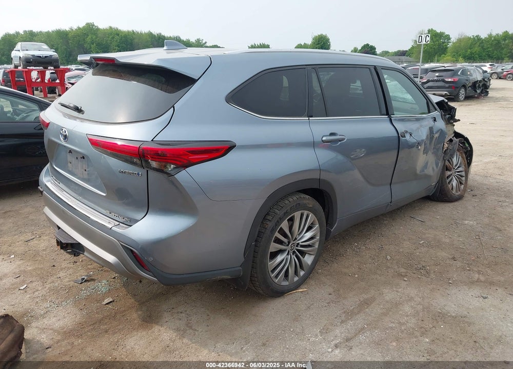 2021 TOYOTA HIGHLANDER HYBRID PLATINUM VIN: 5TDEBRCH5MS066519