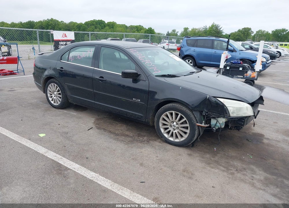 2008 MERCURY MILAN I4 PREMIER VIN: 3MEHM08ZX8R623579