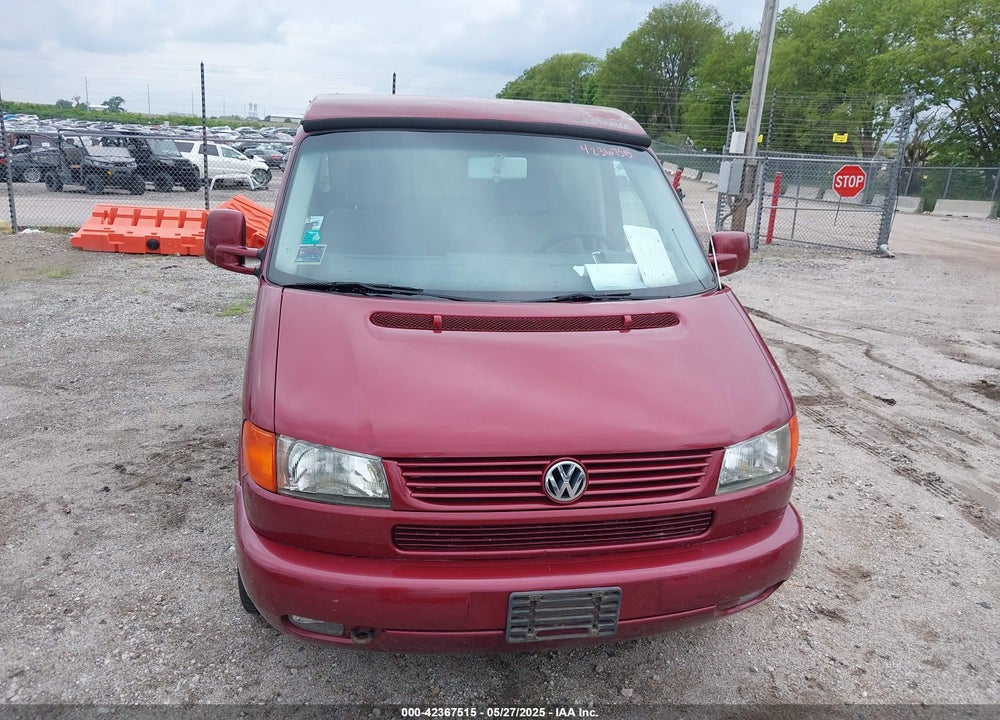 2002 VOLKSWAGEN EUROVAN MV VIN: WV2NB470X2H086419