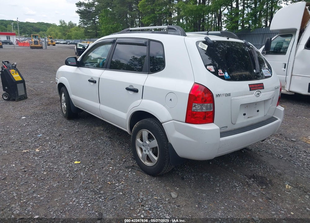 2007 HYUNDAI TUCSON GLS VIN: KM8JM12BX7U649493