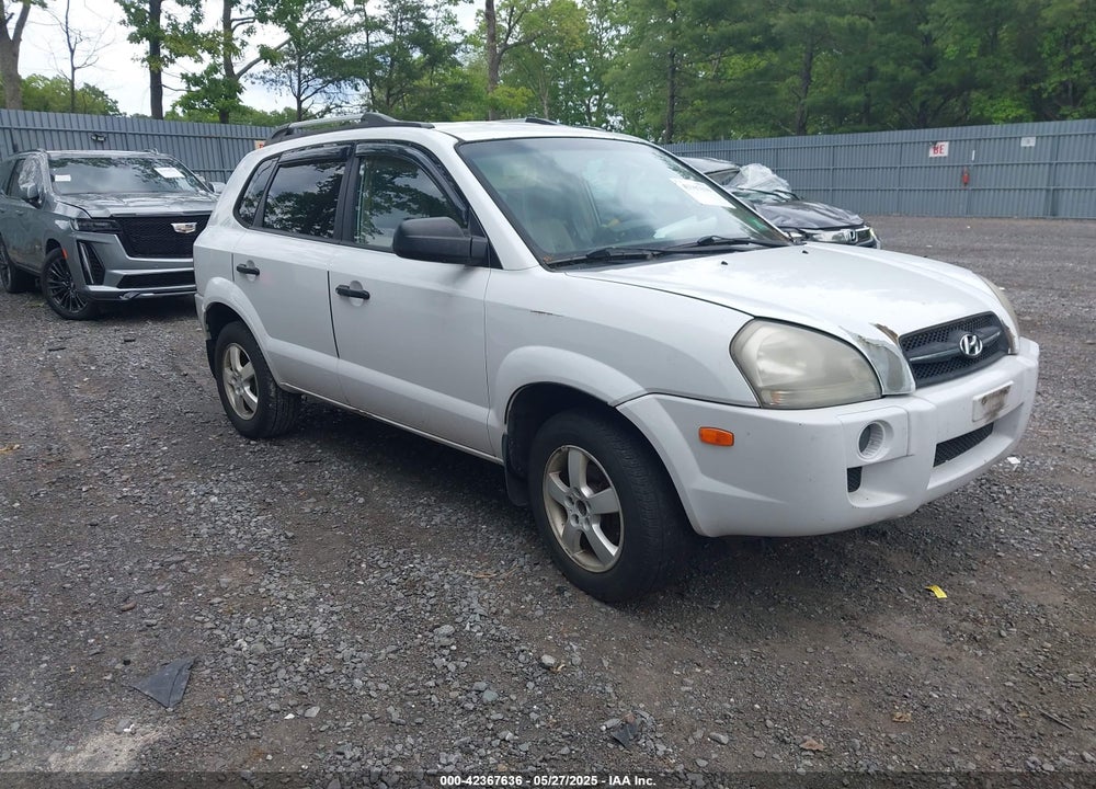 2007 HYUNDAI TUCSON GLS VIN: KM8JM12BX7U649493