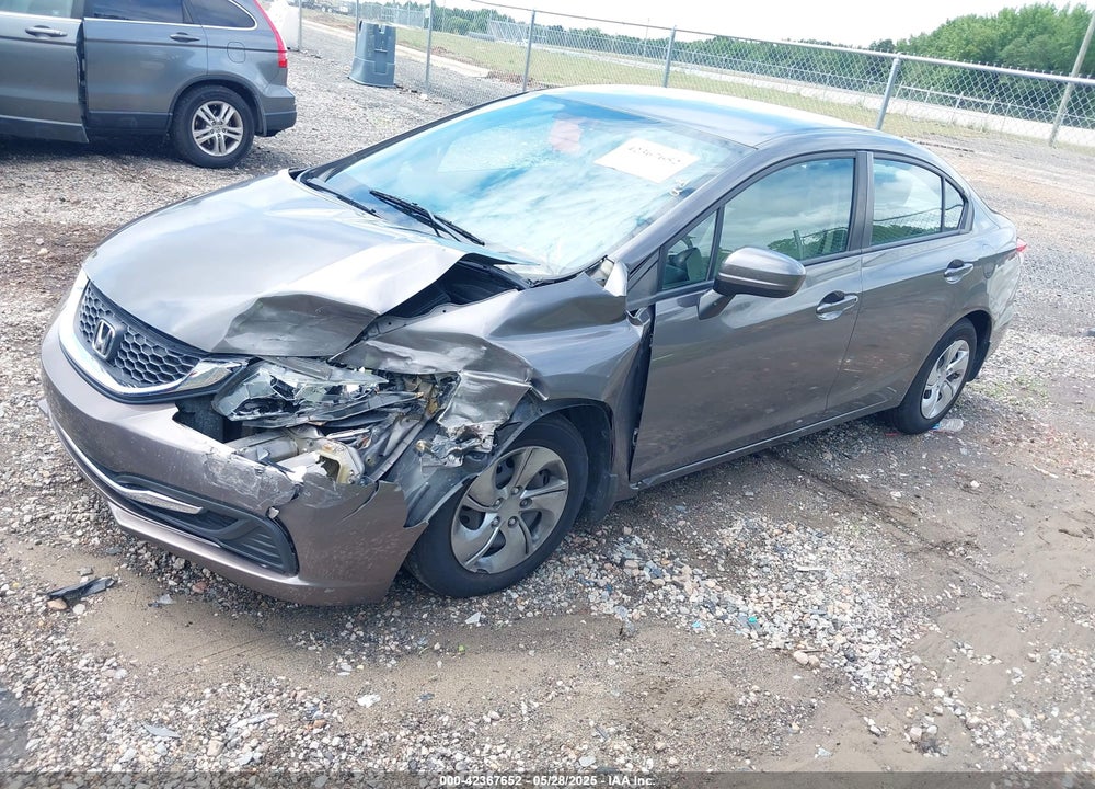 2014 HONDA CIVIC LX VIN: 2HGFB2F51EH512776
