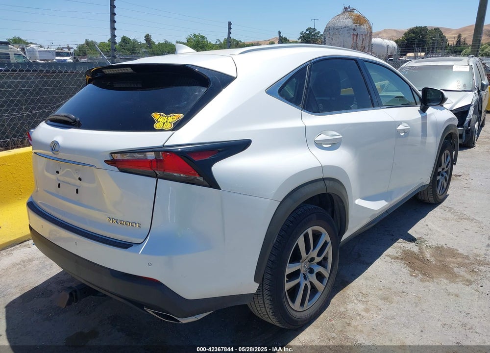 2016 LEXUS NX 200T VIN: JTJBARBZ3G2069217