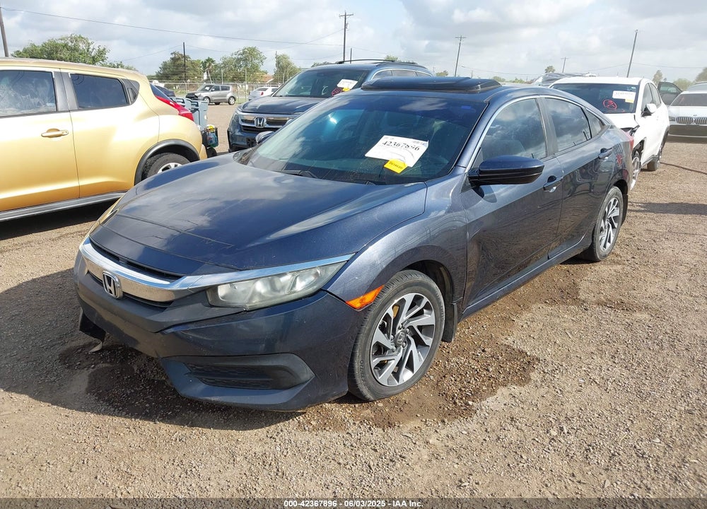 2016 HONDA CIVIC EX VIN: 19XFC2F78GE076505
